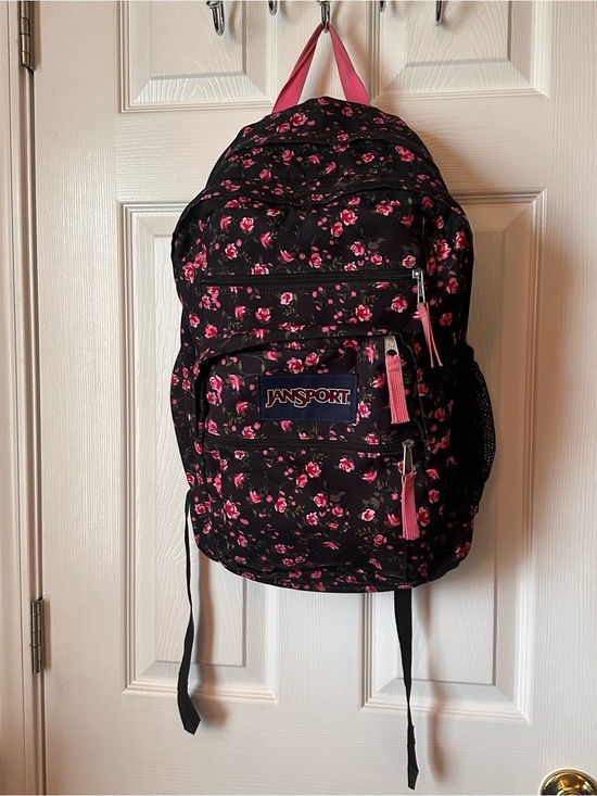 jansport backpack black and pink MAIN CAMPUS Ergonomic S Jansport Backpack black with pink